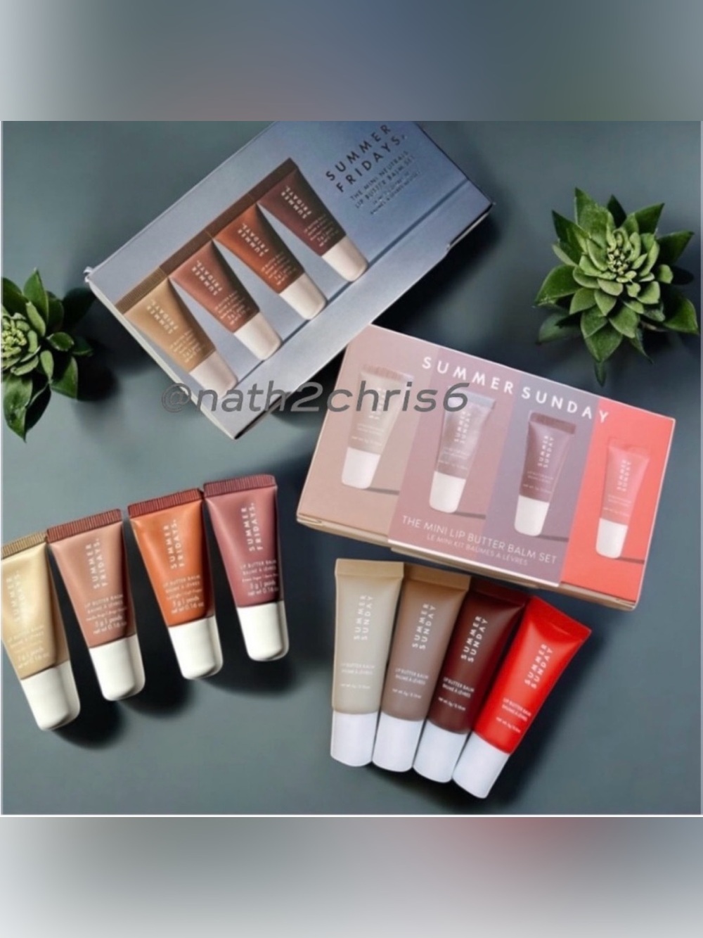 Summer Fridays 2 Lip Butter Sets Of 4 - LIMITED EDITION! NIB